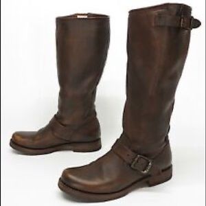 FRYE Veronica slouch tall engineer boot